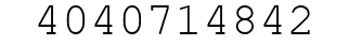 Number 4040714842.