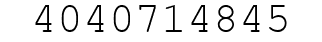 Number 4040714845.