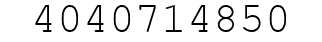 Number 4040714850.