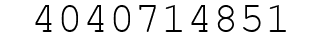 Number 4040714851.