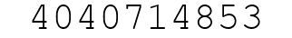 Number 4040714853.