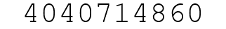 Number 4040714860.