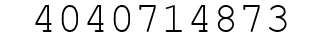 Number 4040714873.