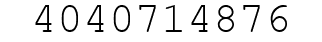 Number 4040714876.