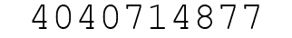 Number 4040714877.