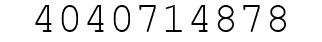 Number 4040714878.