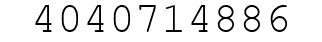 Number 4040714886.