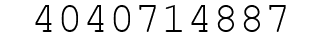 Number 4040714887.