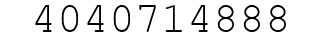 Number 4040714888.