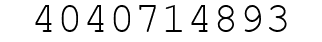 Number 4040714893.