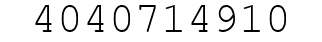Number 4040714910.