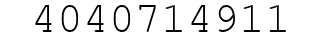 Number 4040714911.
