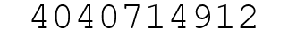 Number 4040714912.
