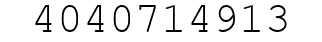 Number 4040714913.