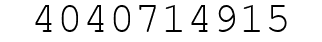 Number 4040714915.