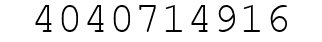 Number 4040714916.