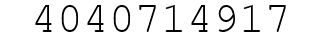 Number 4040714917.