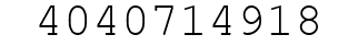 Number 4040714918.
