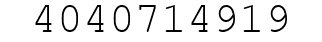 Number 4040714919.