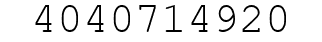 Number 4040714920.