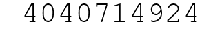 Number 4040714924.