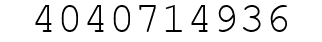 Number 4040714936.