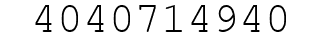 Number 4040714940.