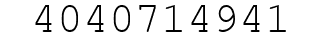 Number 4040714941.