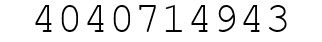 Number 4040714943.