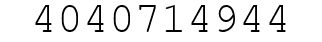 Number 4040714944.