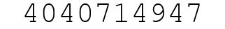 Number 4040714947.