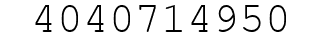 Number 4040714950.