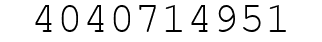 Number 4040714951.