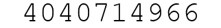 Number 4040714966.