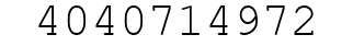 Number 4040714972.