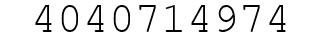 Number 4040714974.
