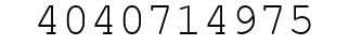 Number 4040714975.