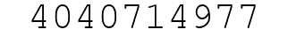 Number 4040714977.