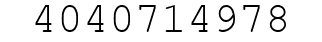 Number 4040714978.