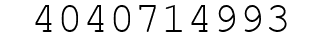 Number 4040714993.