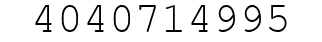 Number 4040714995.