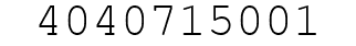 Number 4040715001.