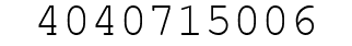 Number 4040715006.