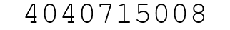 Number 4040715008.