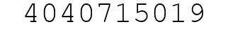 Number 4040715019.