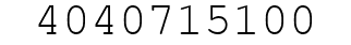 Number 4040715100.