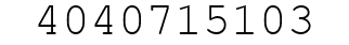 Number 4040715103.