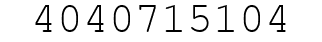 Number 4040715104.