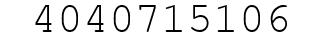 Number 4040715106.