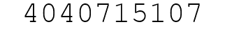 Number 4040715107.
